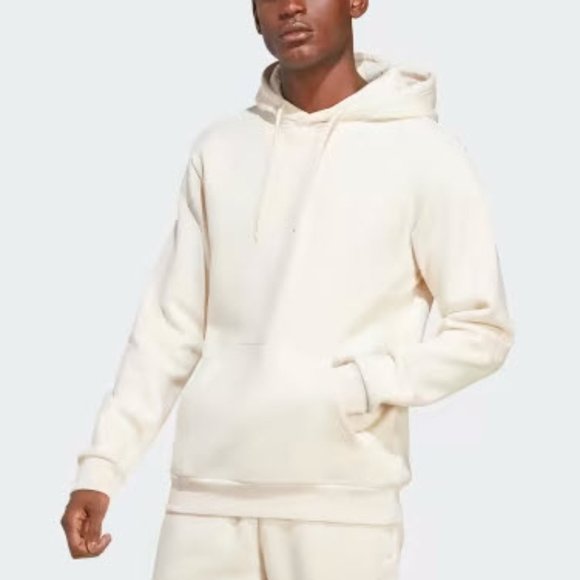 Adidas TREFOIL ESSENTIALS HOODIE Off White / Beige - Picture 1 of 11